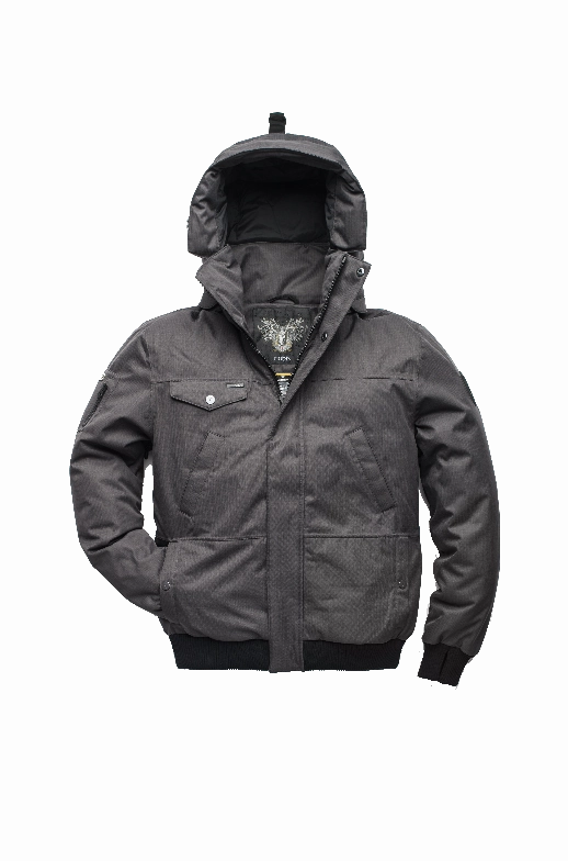 Foldable Storage Polished Casual Stanford Men's Bomber Jacket