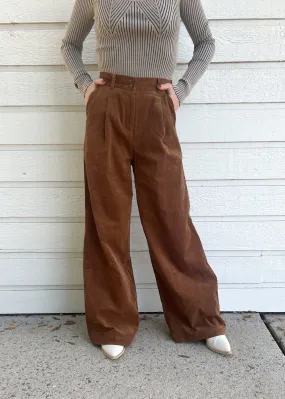 Eco Dye Process Organic Cotton Blend AMY CORDUROY PANTS