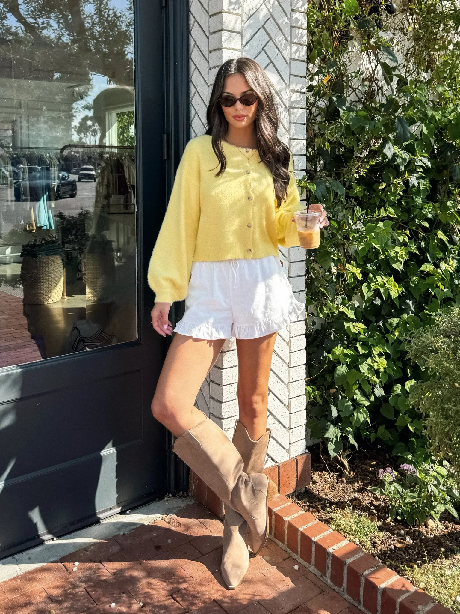 suitable for cycling product pearl elegance Anora Button Down Sweater