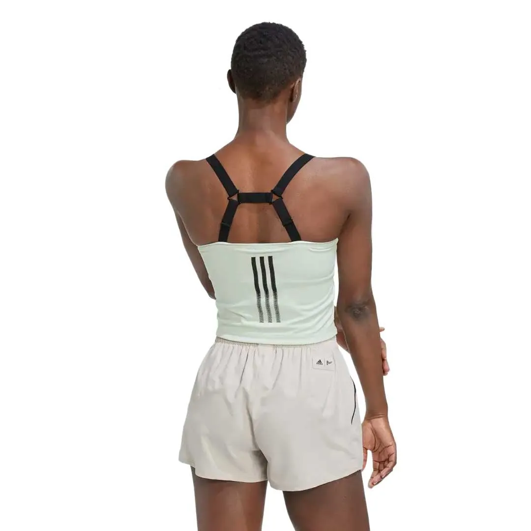 adidas - Women's Run for the Oceans Cropped Tank Top (HS9061) QuickAccessPockets