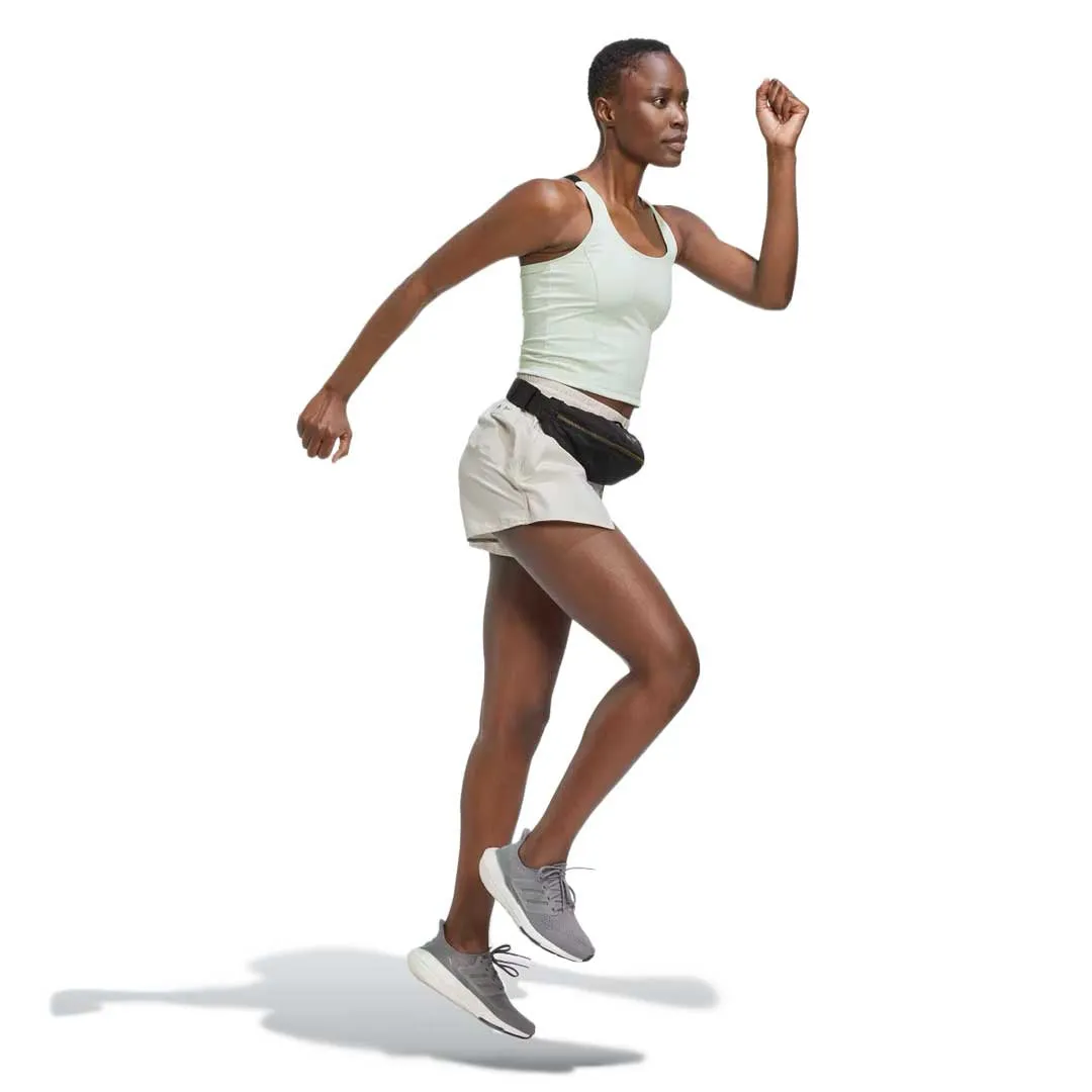 Water Repellent Fabric Neutral palette adidas - Women's Run for the Oceans Cropped Tank Top (HS9061)