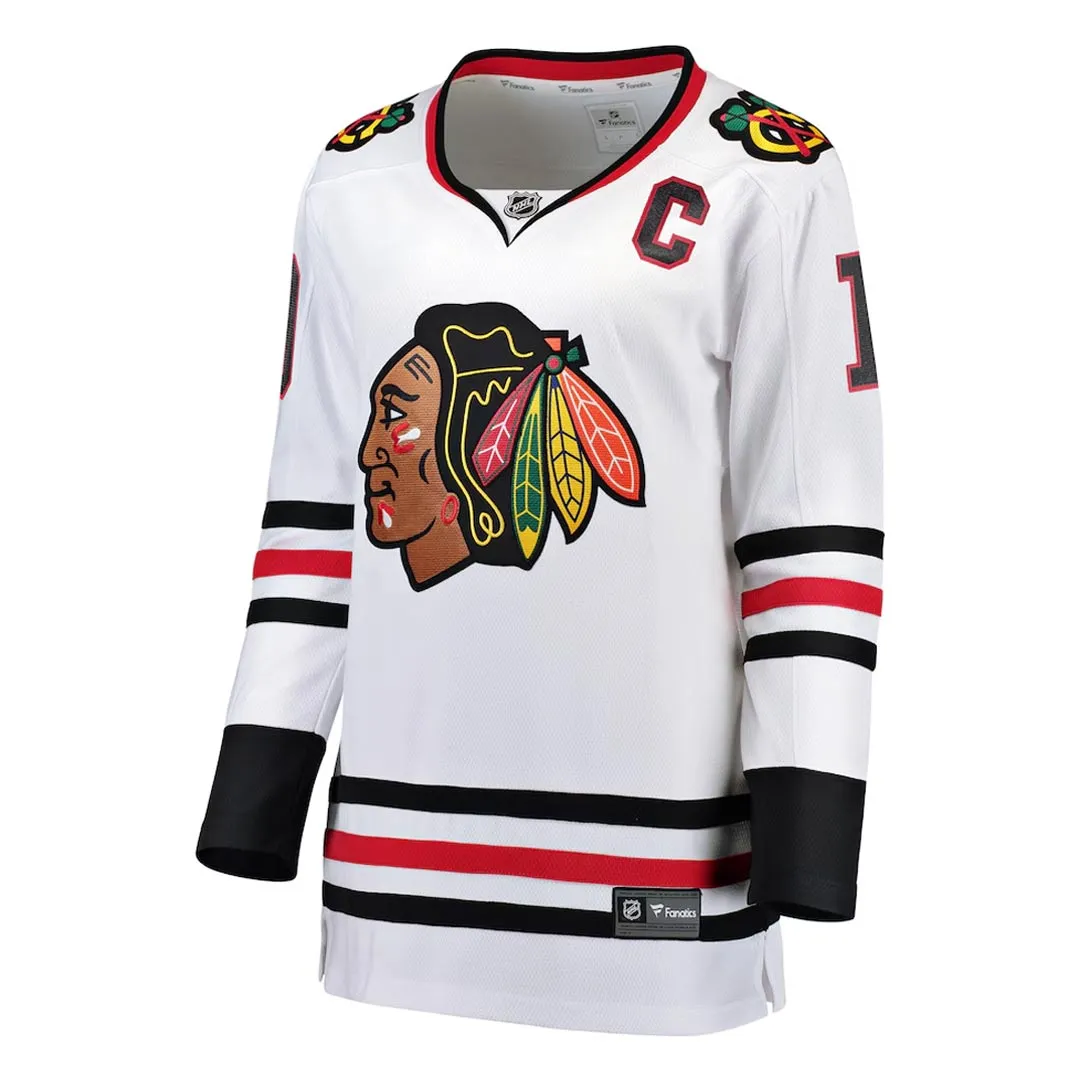 Fanatics - Women's Chicago Blackhawks Jonathan Toews Breakaway Jersey (879W CBHA H37 T19) SoftshellTexture Light Diffusing Fabric