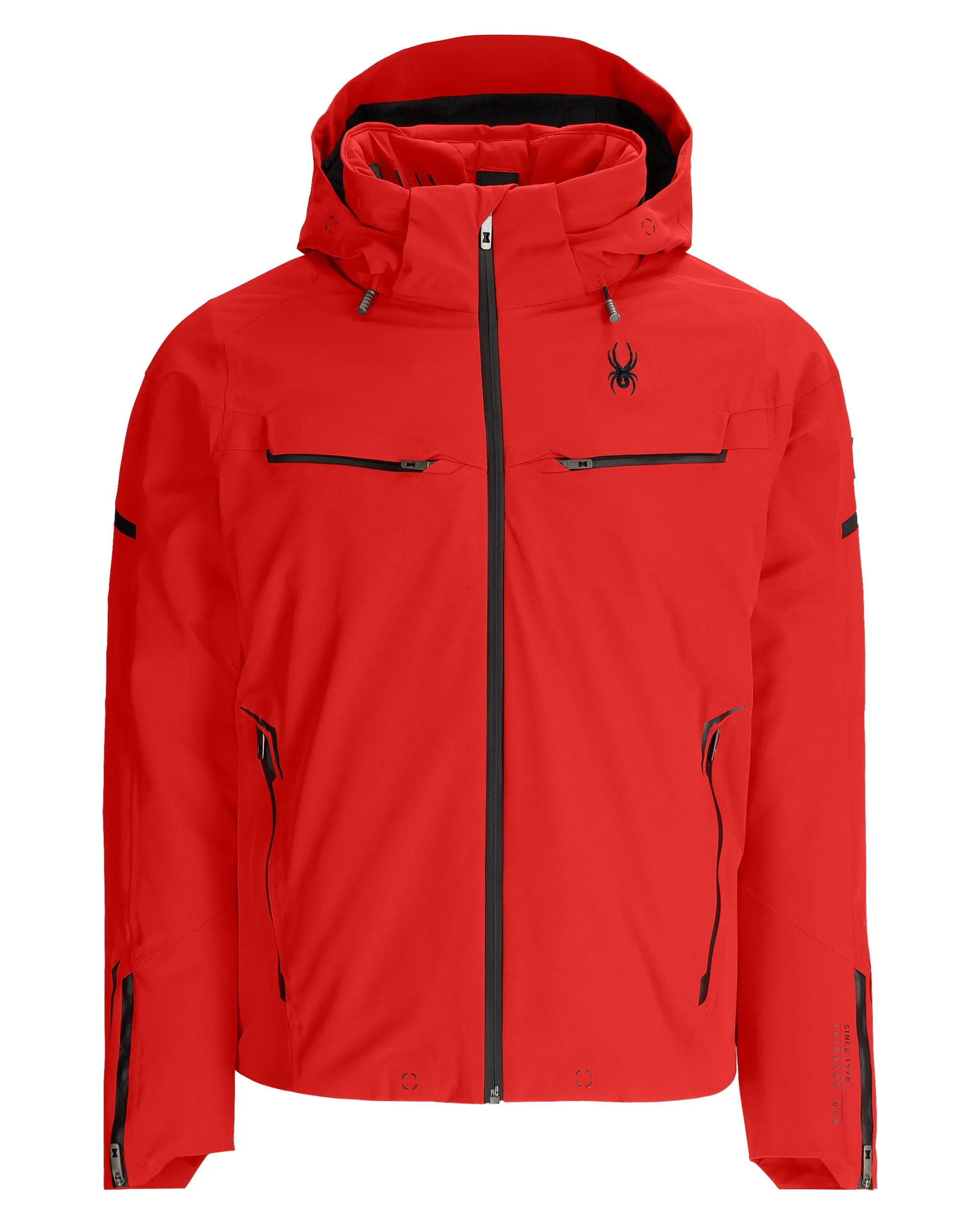 Mens Monterosa Jacket - Spyder Red NonRestrictiveFit