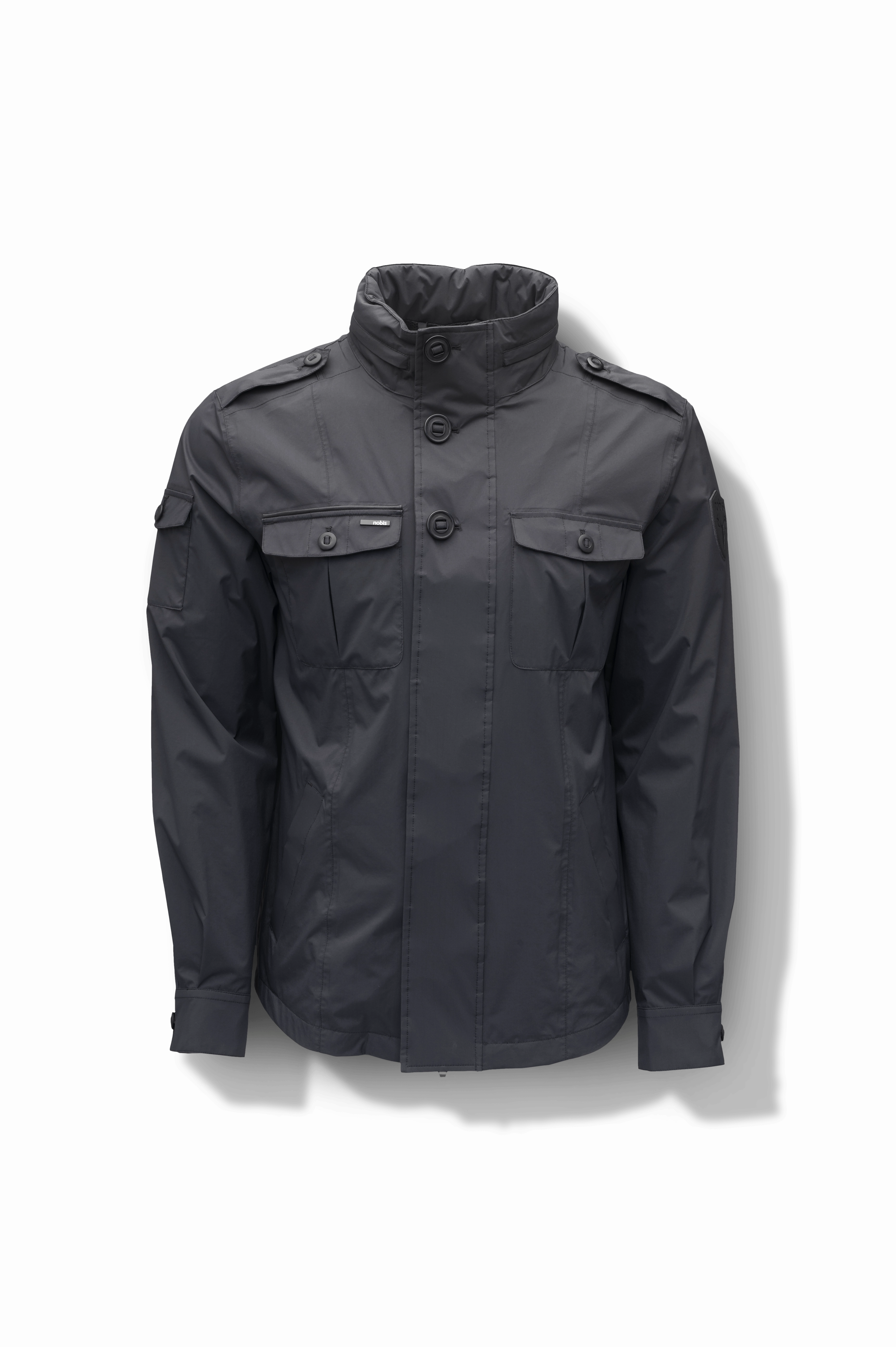 Admiral Men's Lightweight Tech Jacket TearResistantFabric Quick Release Fasteners