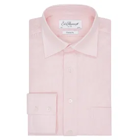 Aragon Pale Pink Pique Shirt Refined Aesthetic