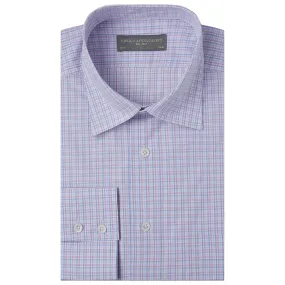 Aragon Pink and Blue Check Shirt Eco Friendly Material Cooling Mesh Lining