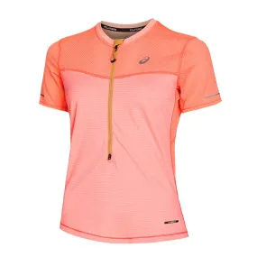 Reflective Safety Trim Asics - Women's Fujitrail Short Sleeve Top (2012C721 700)