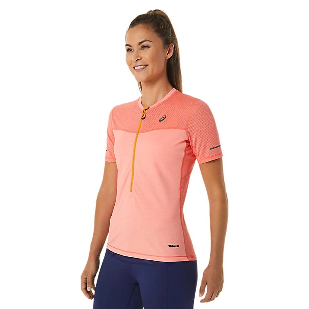 On Duty Layer Asics - Women's Fujitrail Short Sleeve Top (2012C721 700)