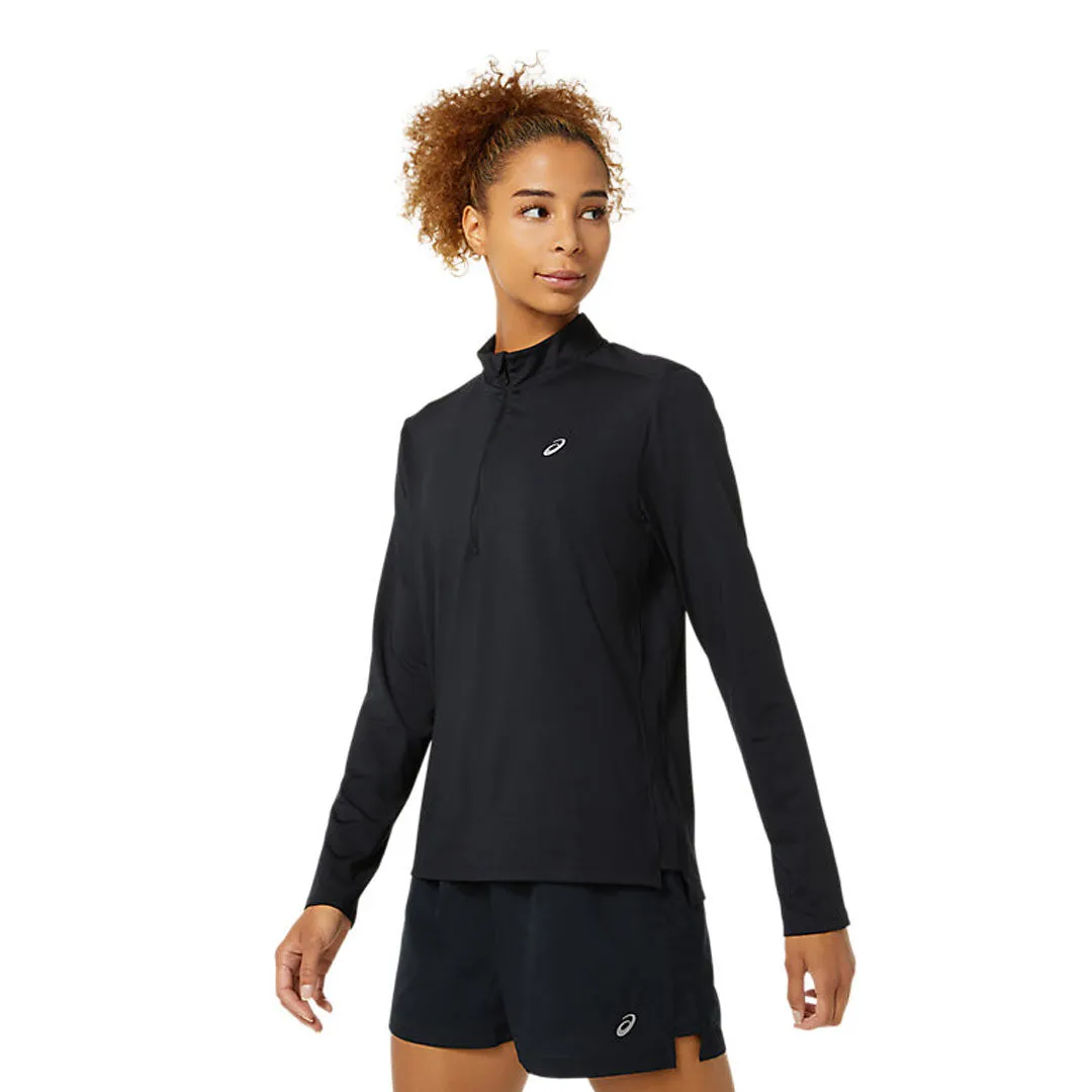 Shock Absorbent Padding Flexible Joint Articulation Asics - Women's Ready-Set Half Zip (2012C250 001)