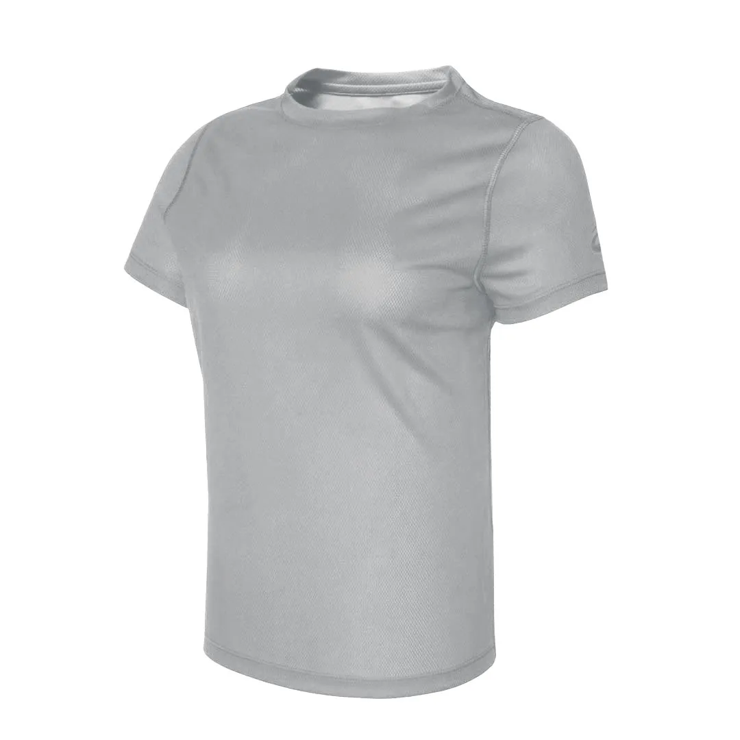 RubberizedButtonClosures Asics - Women's Ready-Set II Short Sleeve T-Shirt (2012B469 030)