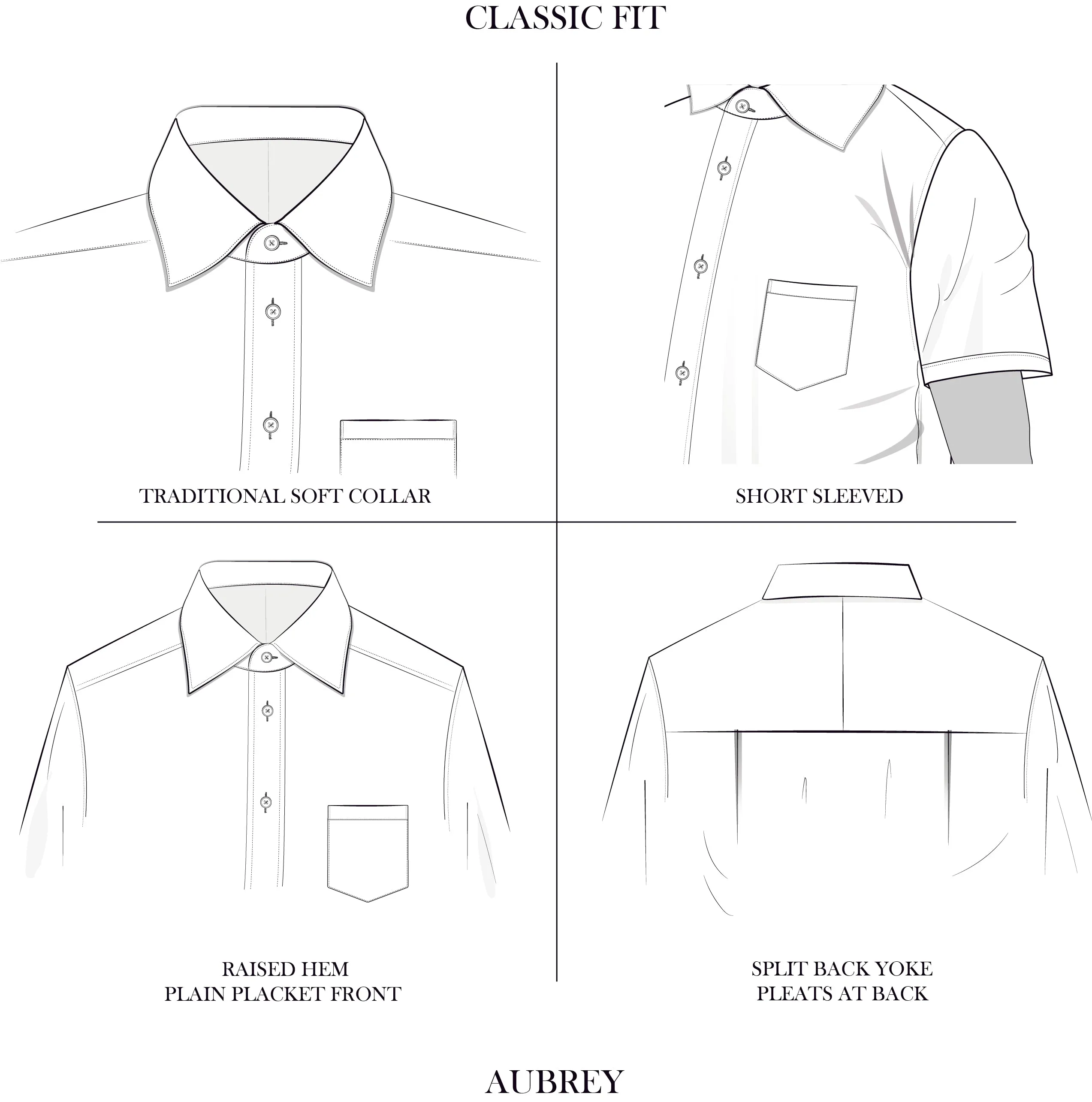 Patterned Texture Aubrey Yellow Short Sleeve Linen Shirt