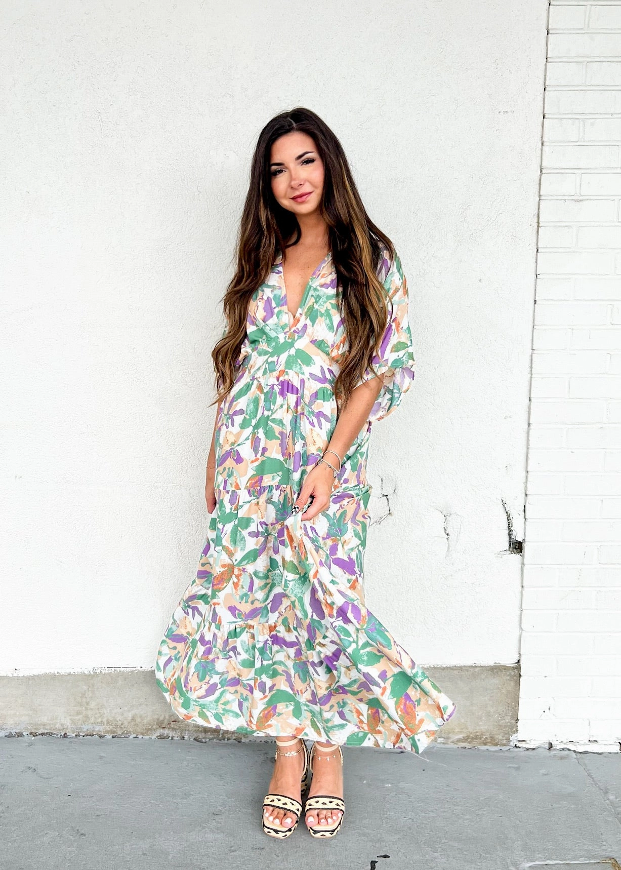 CASSIE FLORAL MAXI DRESS Timeless Energy