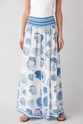 Ocean Drive Shell Printed Cotton Blend Pant Flexible Fabric