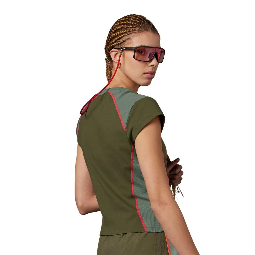 Slim Tailored Full Length Zipper adidas - Women's Lift Your Mind Short Sleeve T-Shirt (IP3742)