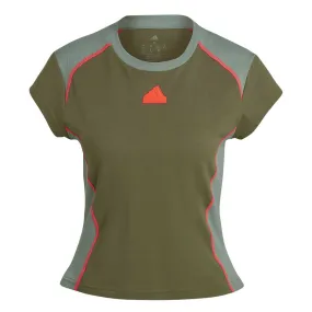 adidas - Women's Lift Your Mind Short Sleeve T-Shirt (IP3742) Basic Layers Compression Fit Design