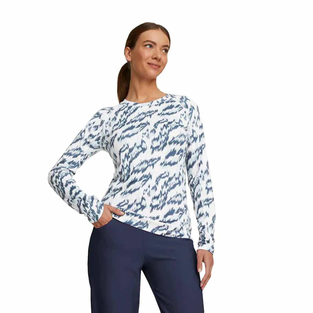 Puma - Women's YouV Animal Long Sleeve T-Shirt (539031 01) Soft Comfort Design Bonded Seam Technology