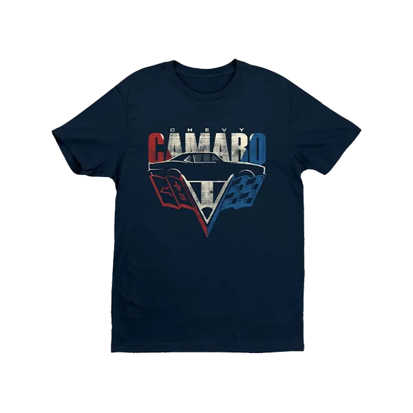 Ultra Soft Blend RW&B Camaro & Emblem T-Shirt