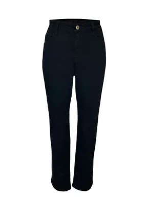 Relax Fit Wear HypoallergenicFabric Black Classic Style Jeans by Ethyl