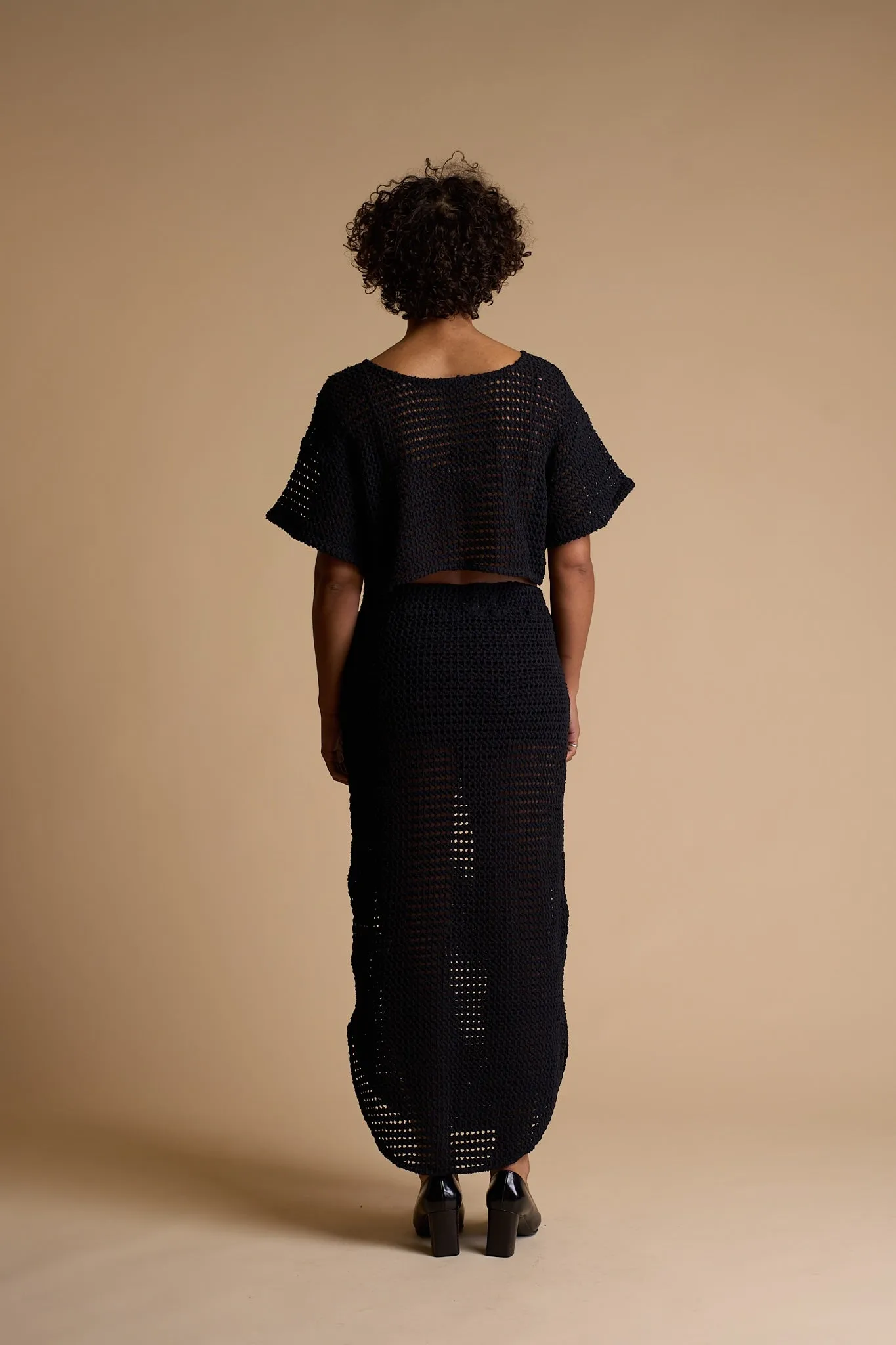 Trendy Outfit Calm Mood Black Sprout Skirt