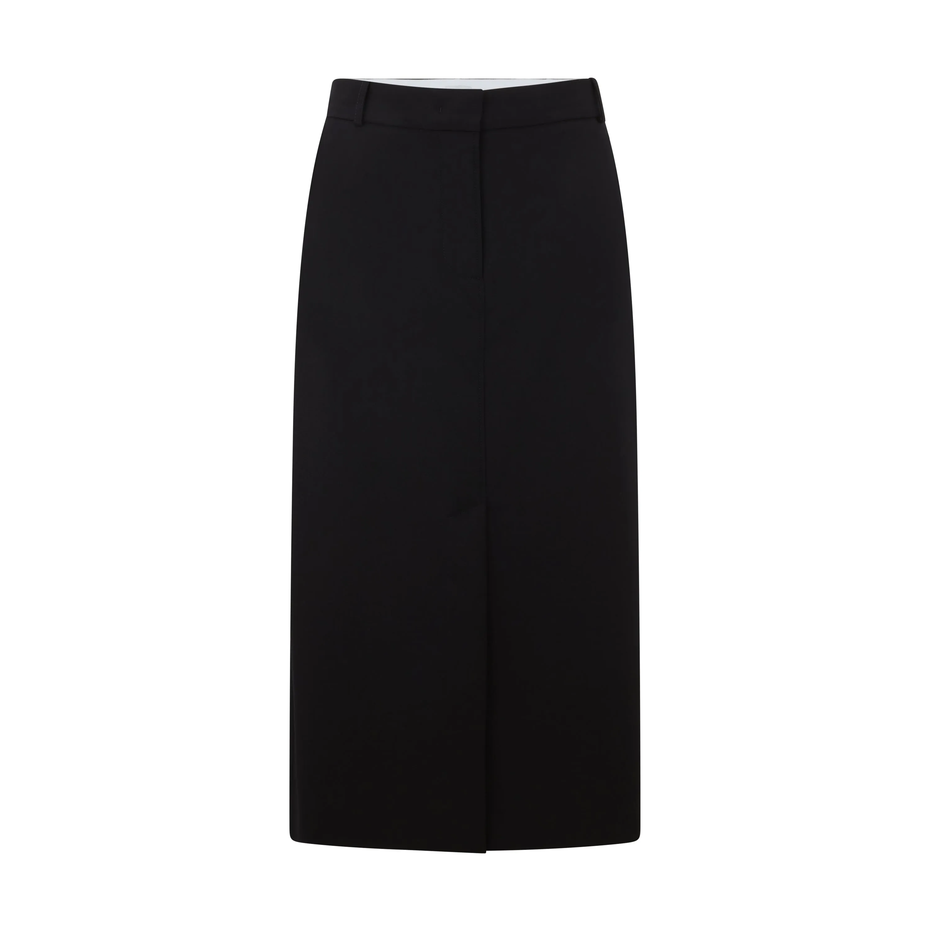 Tailored Wool Skirt Non Irritating Seams Travel Vibes