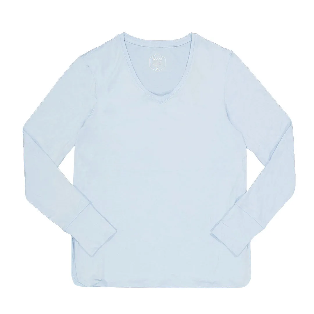 Moisture Wicking Material Asics - Women's Heather Long Sleeve T-Shirt (2032C029 452)