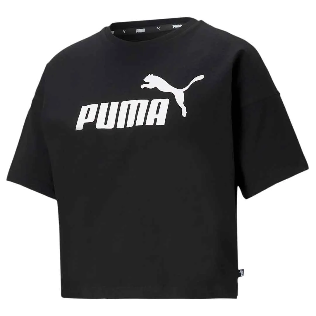 Multipurpose Layering Puma - Women's Essentials Cropped Logo T-Shirt (586866 01)
