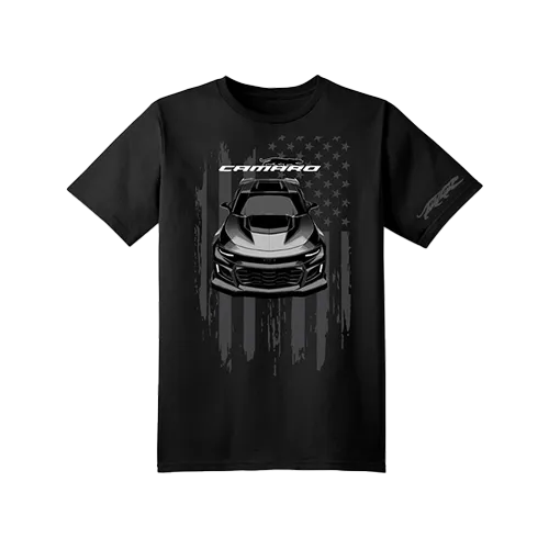 Camaro Panther Front View T-Shirt Street Casual MoistureWicking