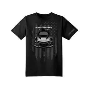 Camaro Panther Front View T-Shirt Minimalist fashion MoistureWicking Technology