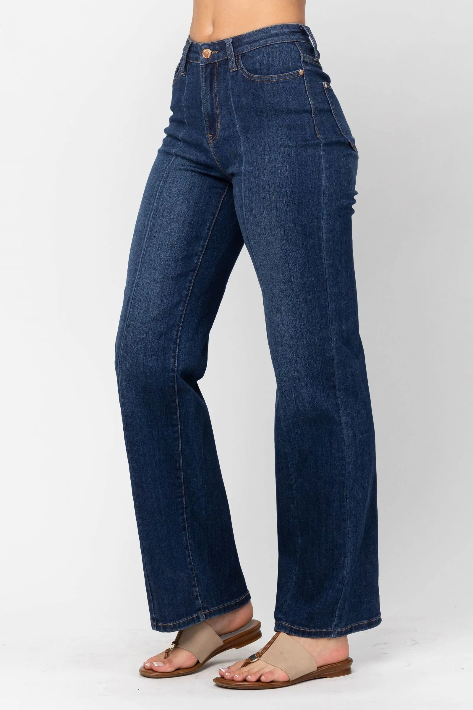 Freedom Move Judy Blue High Waisted Trouser Jean