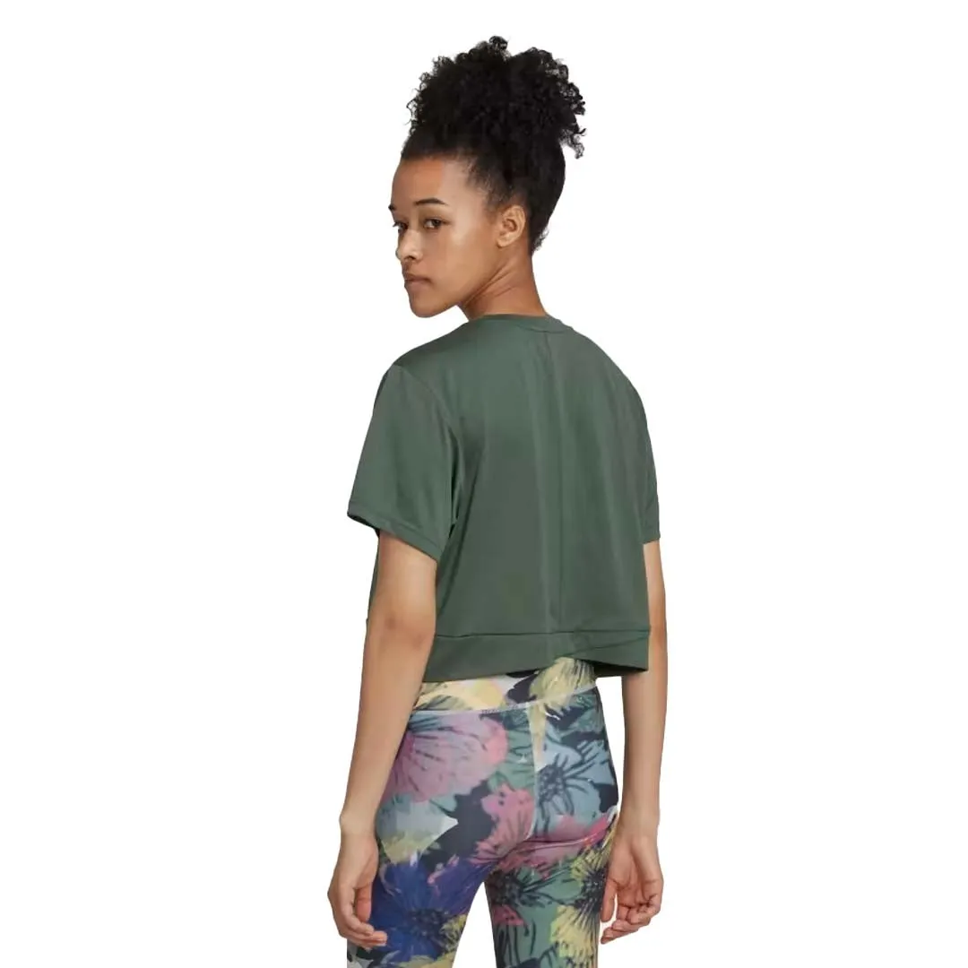 Day To Night adidas - Women's Aeroready Studio Loose Crop T-Shirt (HM8718)
