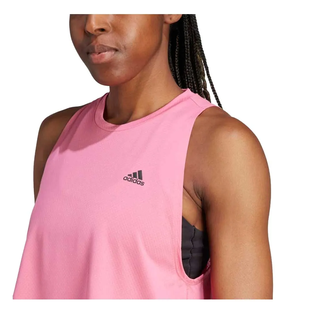 Low Profile Fastening adidas - Women's Run Icons 3-Bar Tank Top (IL1759)