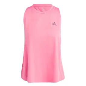 adidas - Women's Run Icons 3-Bar Tank Top (IL1759) Water Repellent Finish High End Look