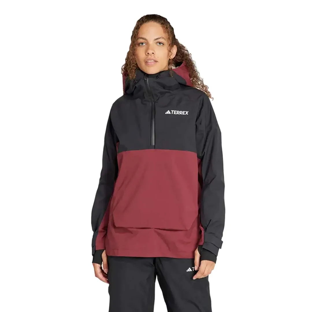 adidas - Women's Terrex Xperior 2L RAIN.RDY Anorak Jacket (IB4223) Low Profile Logoing SeamlessBonding