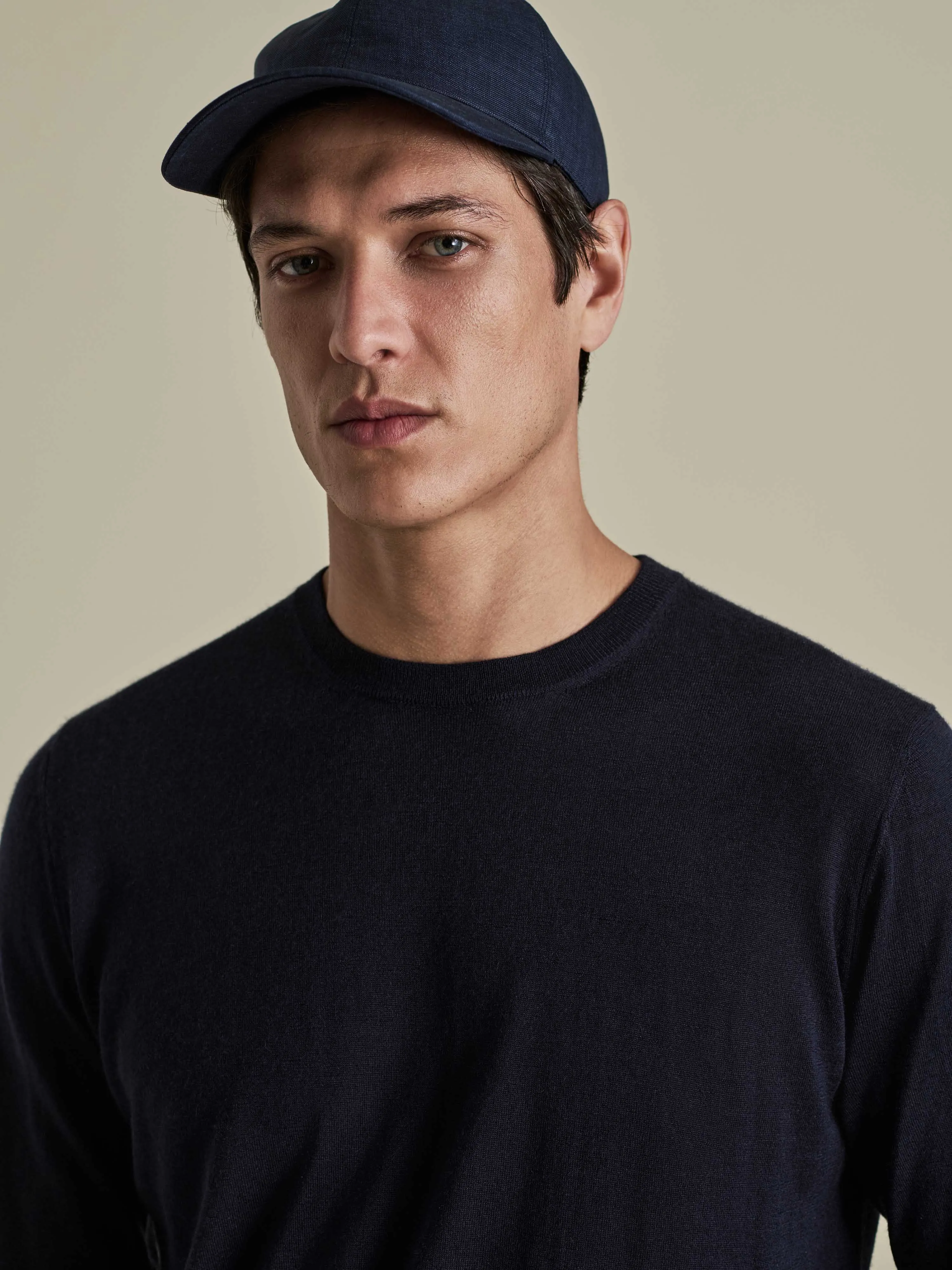 Comfort Stretch Daily Casual Style Cashmere Silk Ribbed Long Sleeve T-Shirt