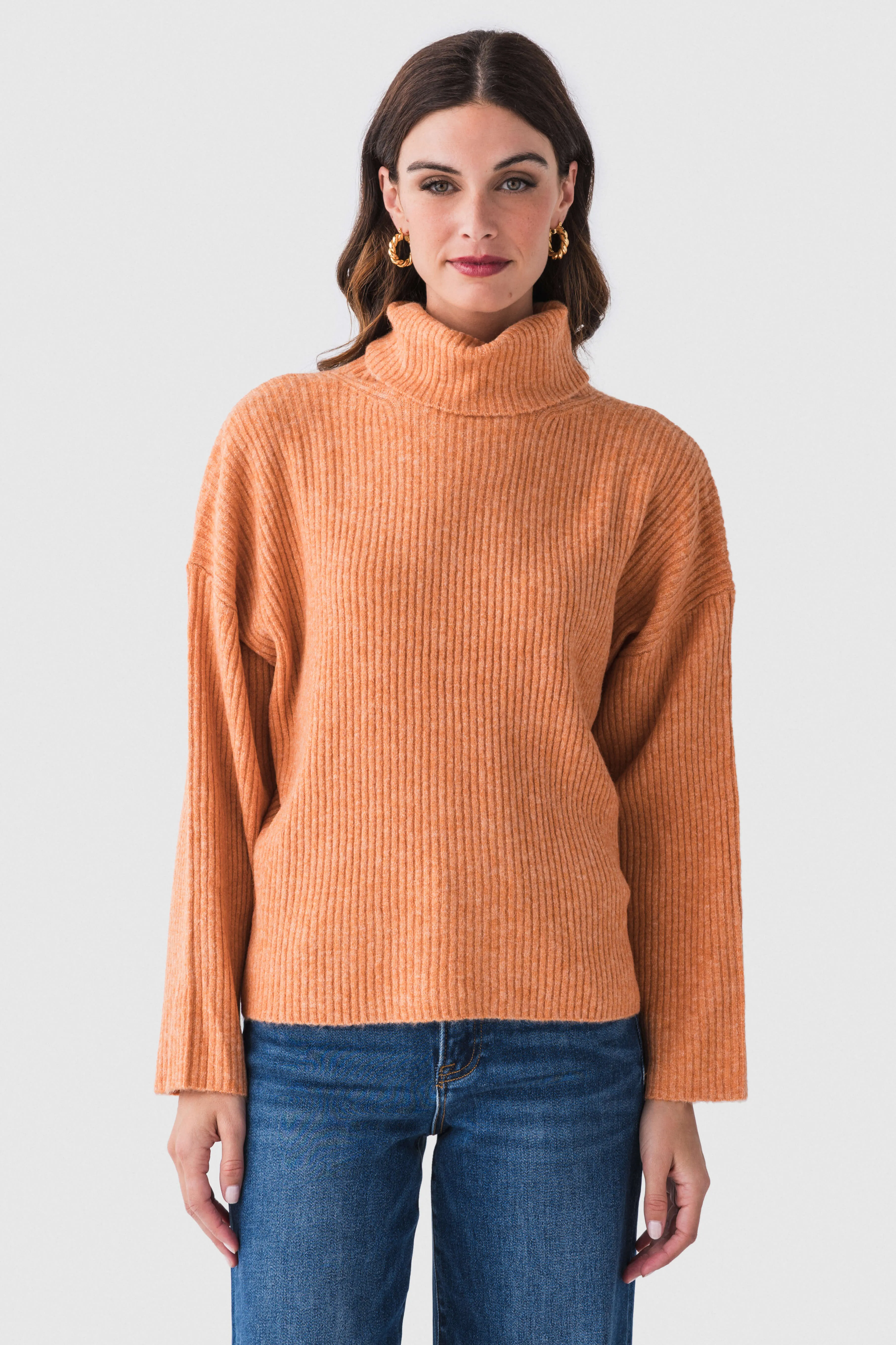 By Together Melrose Turtleneck Sweater Antibacterial Tall Fit
