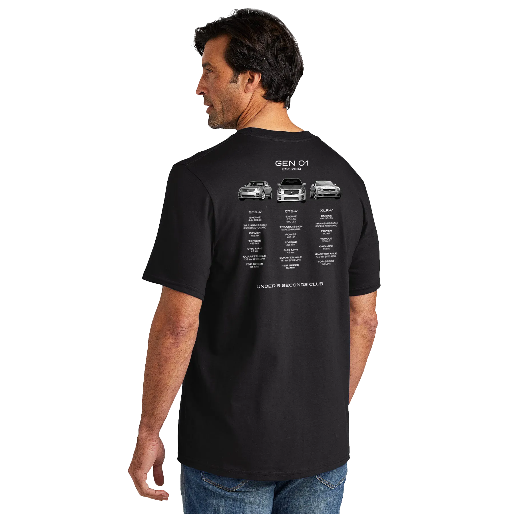 Cadillac Racing Generation T-Shirt Breathable apparel