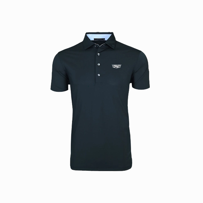 Cadillac Men's Polo by Greyson Chill Vibe Smooth Flatlock Seams