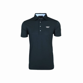 Cadillac Men's Polo by Greyson Chill Vibe Smooth Flatlock Seams