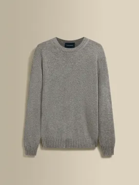 Cashmere Crew Neck Sweater EcoFriendly Textile