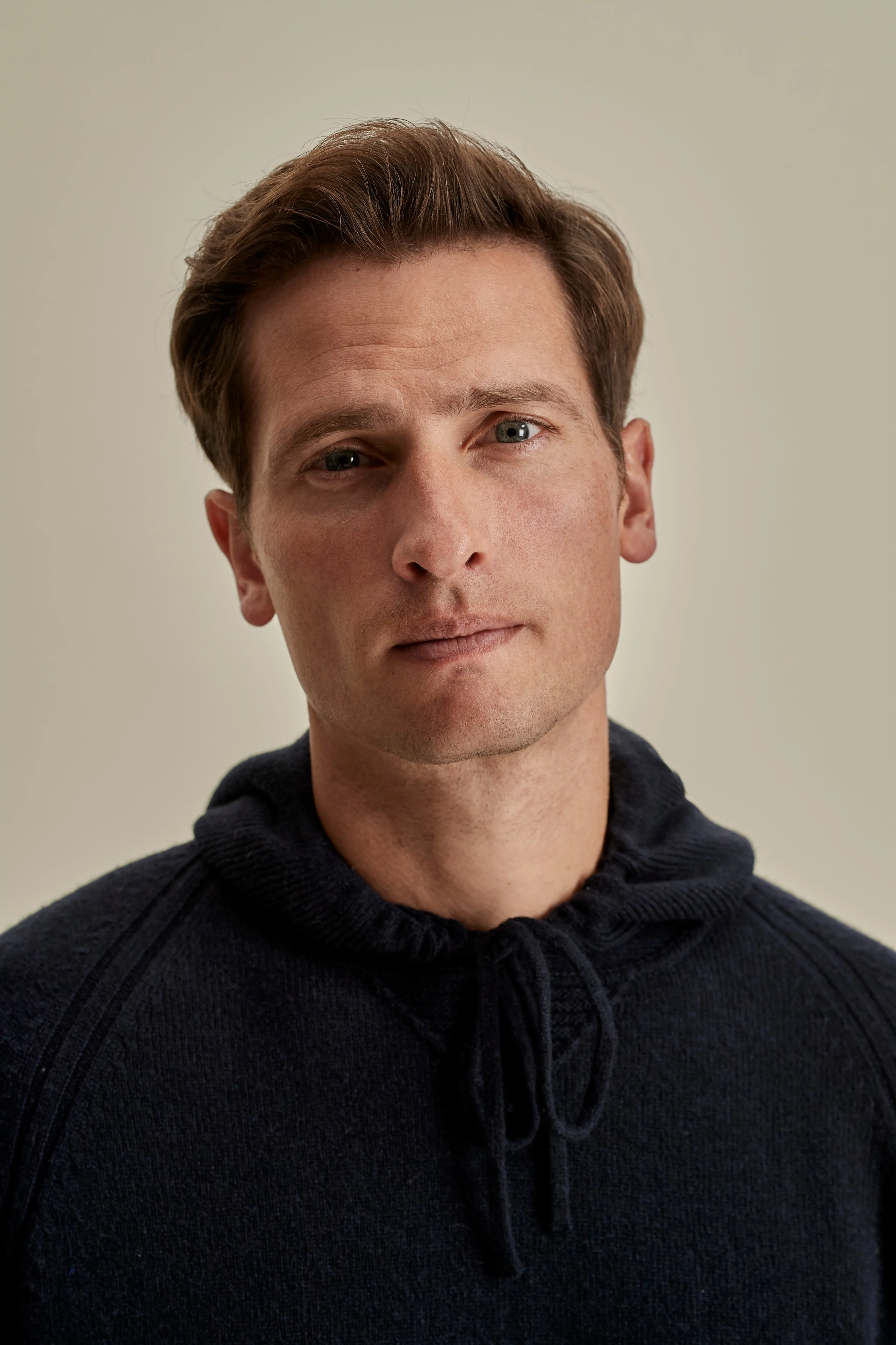 Effortless Look Cashmere Pullover Hoodie