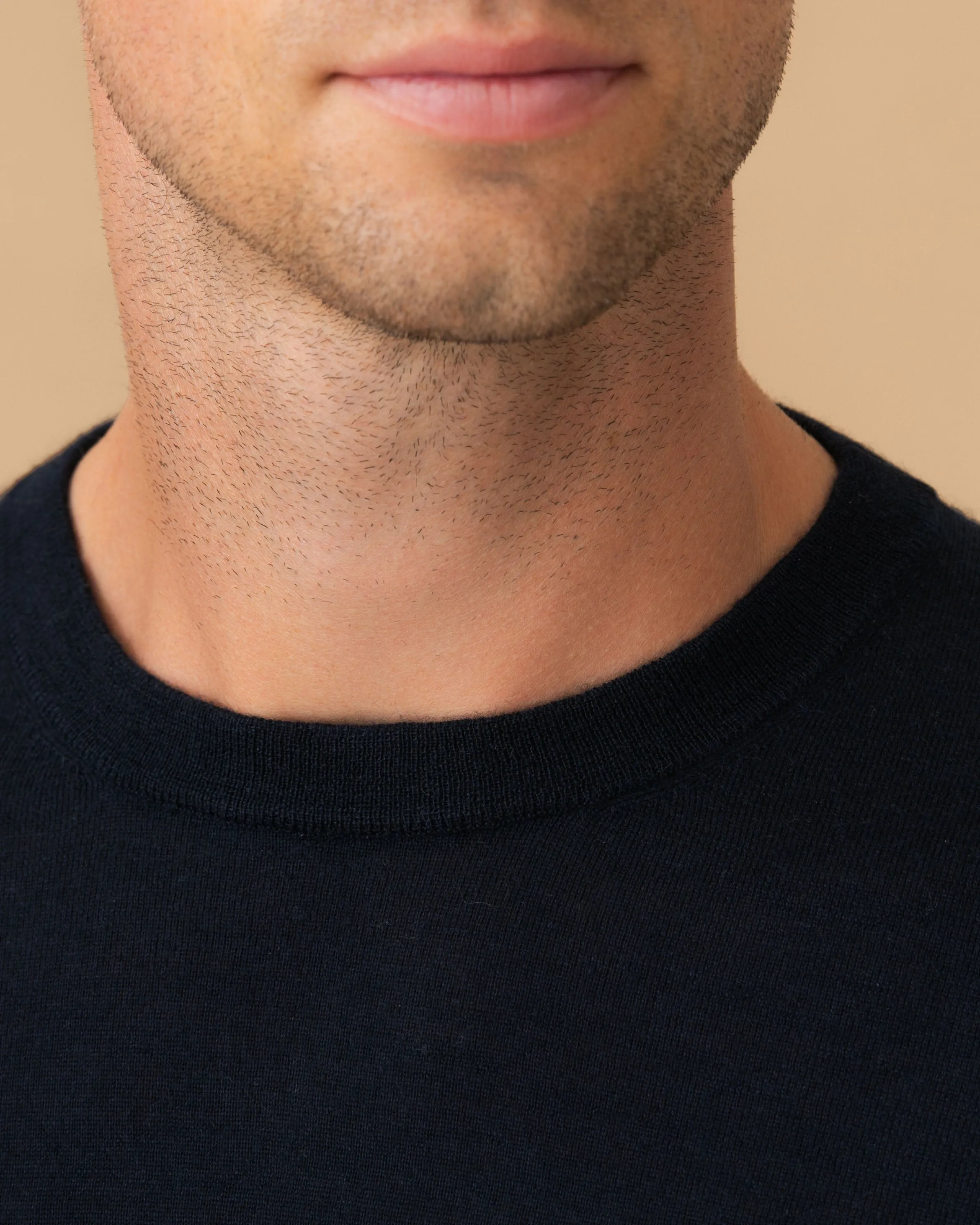 Go-To Look Home Casual Cashmere Silk Extrafine Crew Neck Sweater