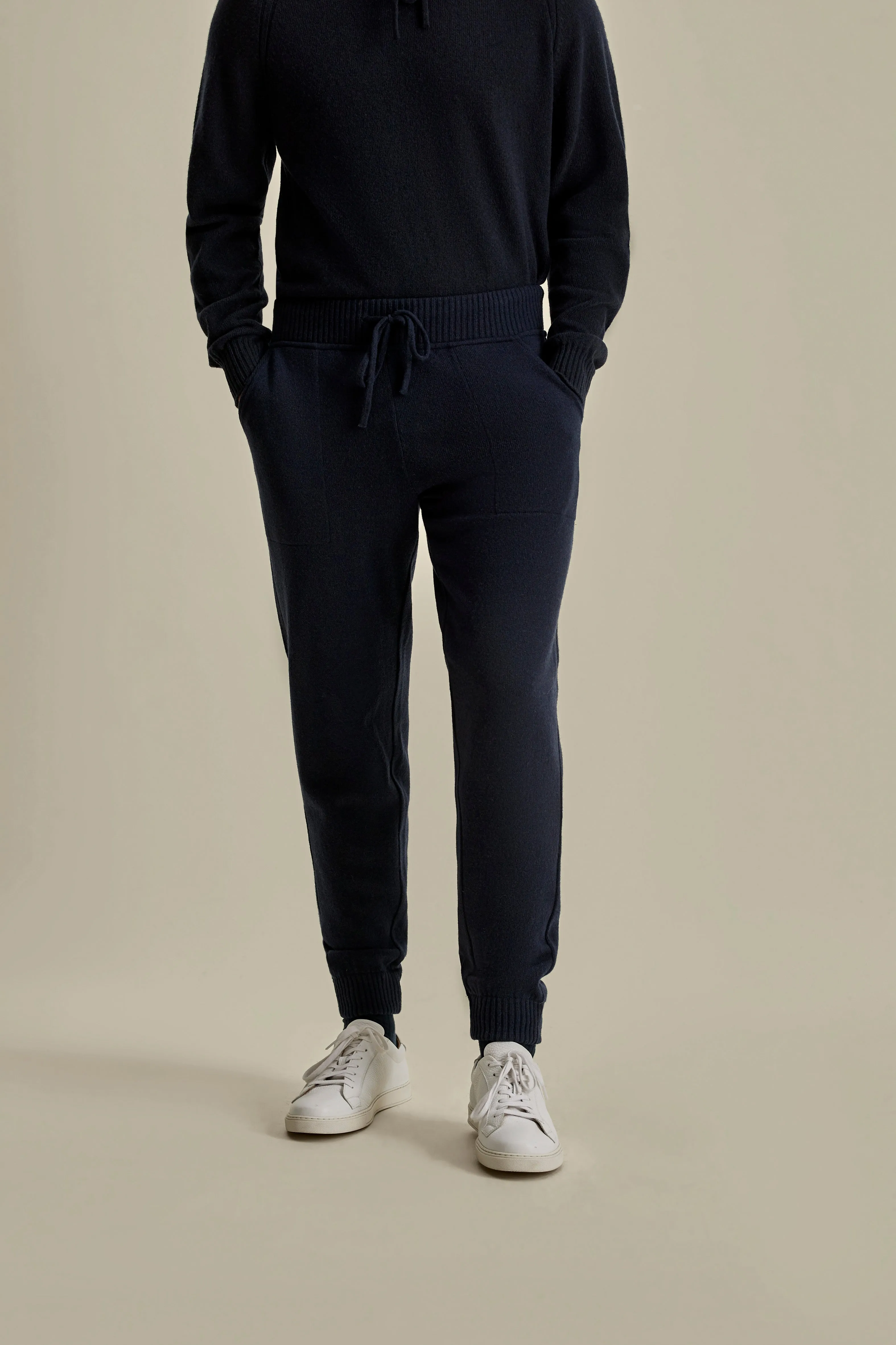 Simple Look Home Casual Outfit Cashmere Track Pant