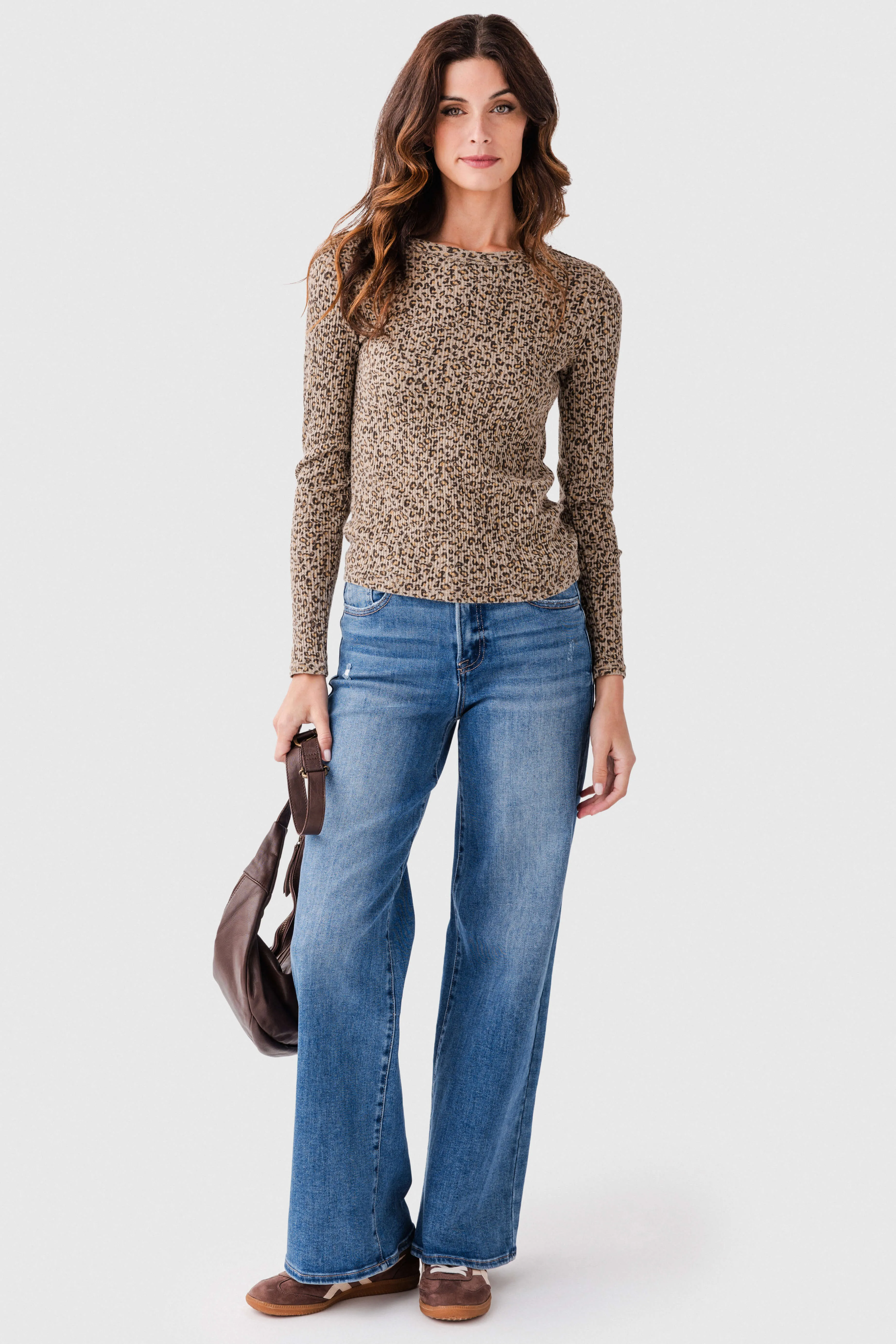 Risen Zoe High Rise Wideleg Jeans Autumn Days Family Style Eco Friendly Lightweight Morning Stroll