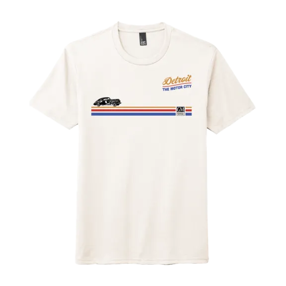 Hygroscopic Fiber General Motors Detroit Motor City Graphic T-Shirt