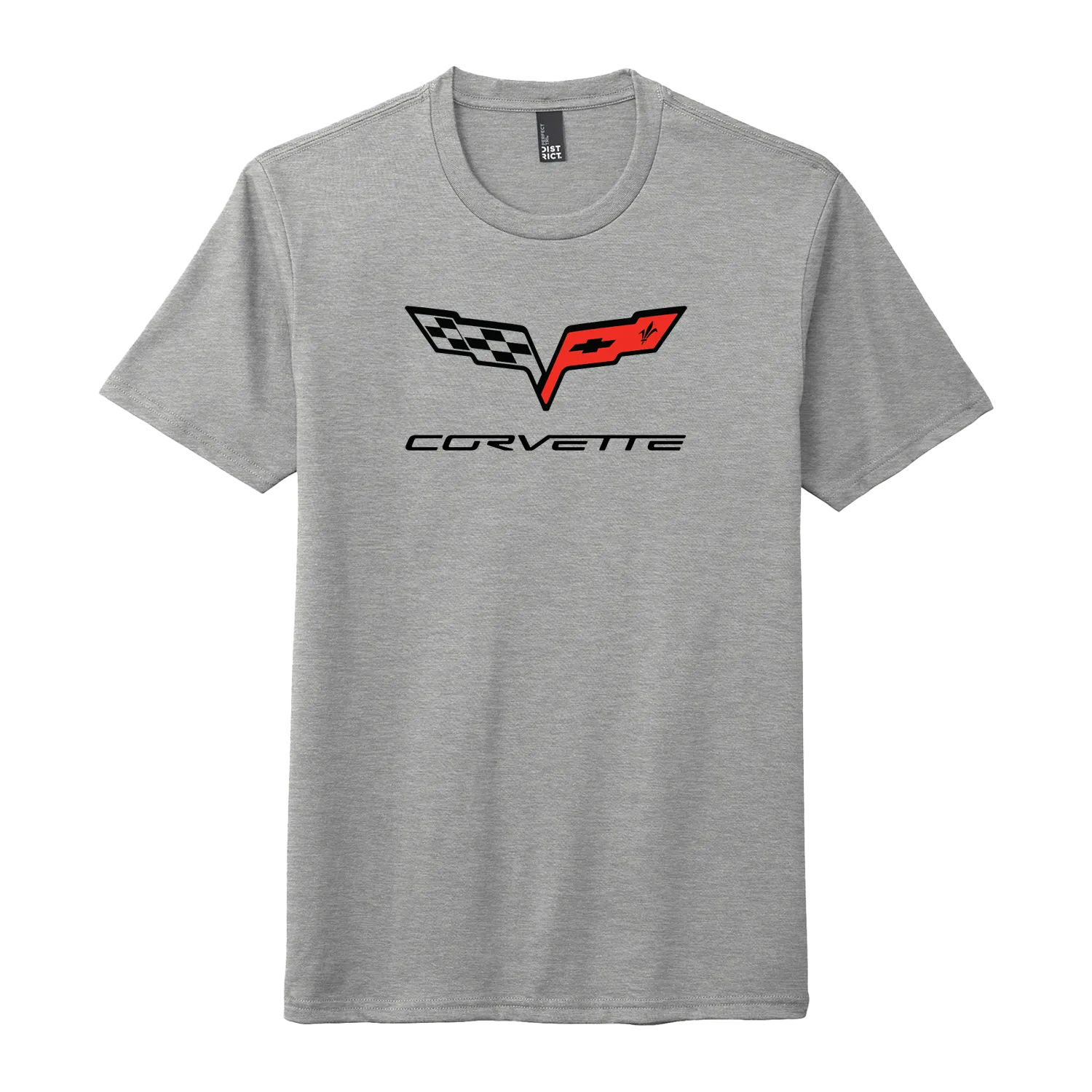 Chevrolet C6 Corvette T-Shirt Simple and Comfortable Ribbed Collar Design