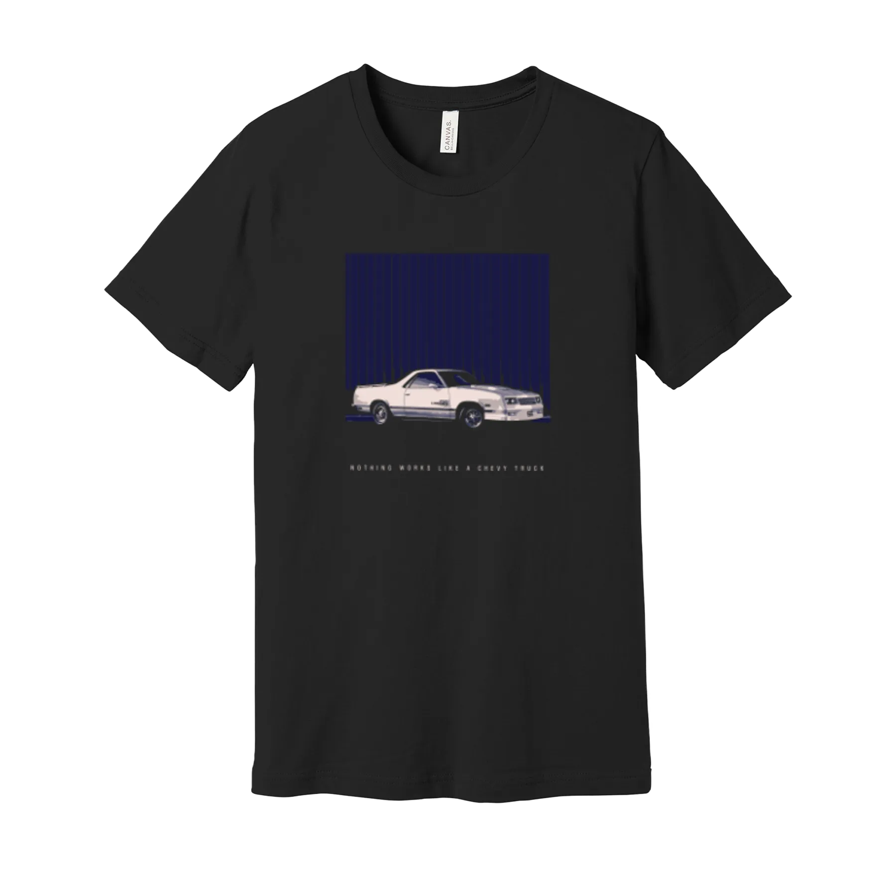 Easy Look Limited Edition Chevrolet El Camino Stripes Graphic T-Shirt