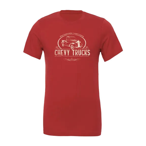 Casual Vibes Ribbed Collar Design Chevrolet Forever Classic T-Shirt