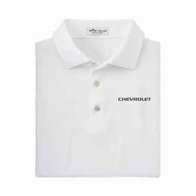Chevrolet Men's Peter Millar Performance Jersey Polo Active Comfort Comfort Fit