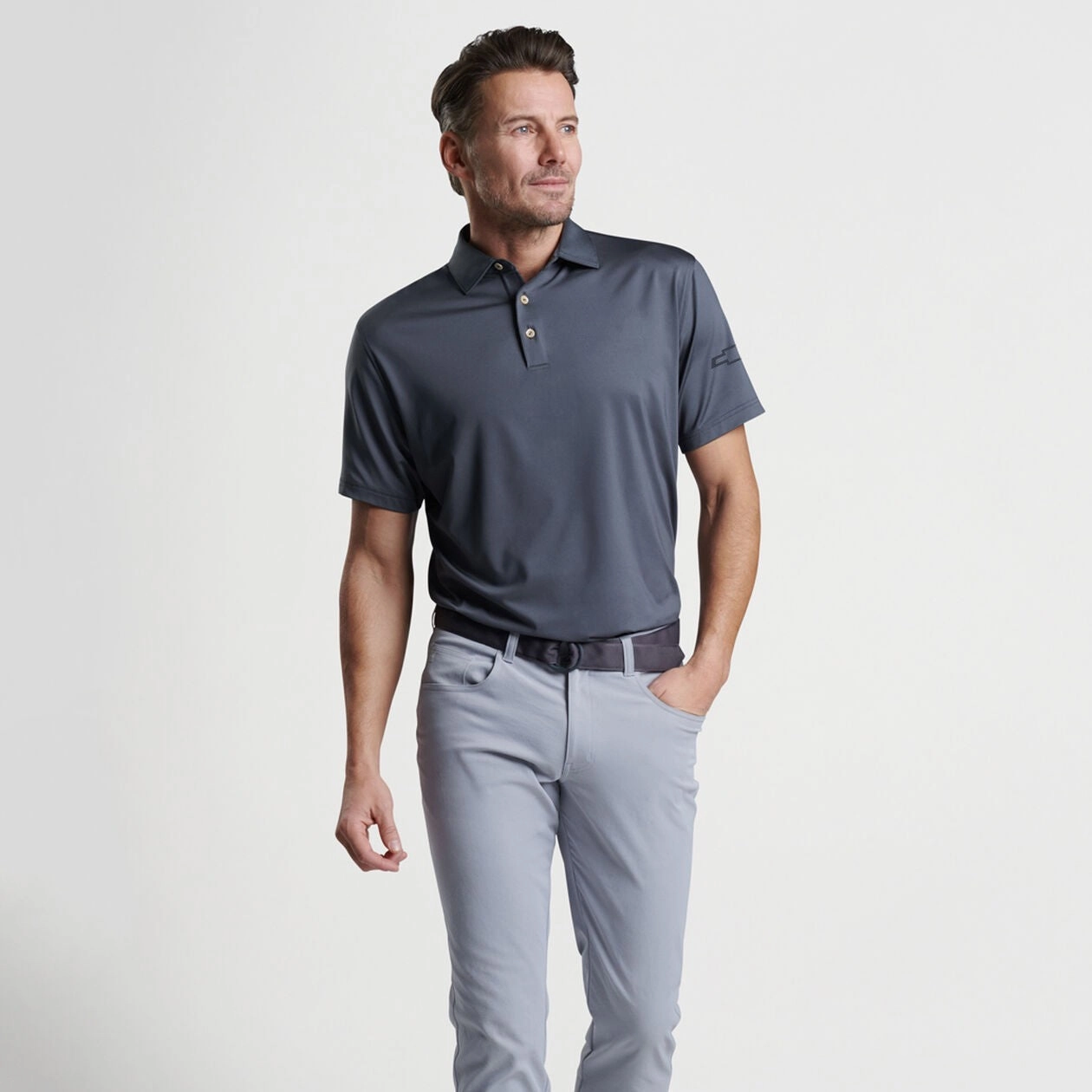 Outdoor Ready Chevrolet Men's Peter Millar Performance Jersey Polo