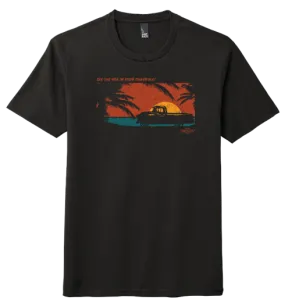 Chevy Trucks Beach Sunset T-Shirt Beachwear